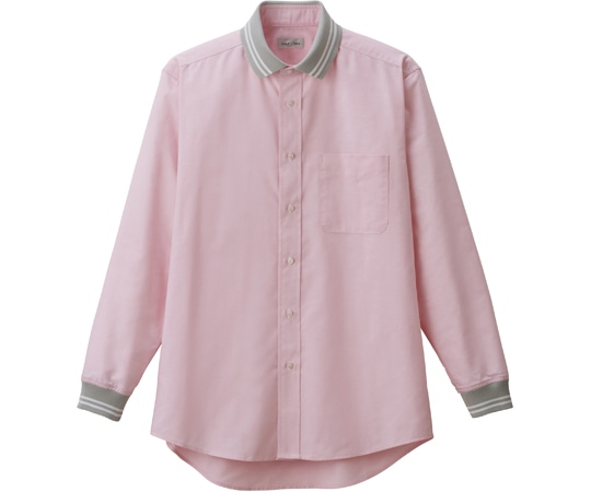 ボンマックス ユニセックスリブシャツ ピンク(グレーリブ) S FB4565U-9 S 1枚（ご注文単位1枚）【直送品】