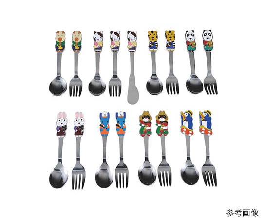 サクライ ST お子様スプーン たぬきさん 323052 1本（ご注文単位1本）【直送品】