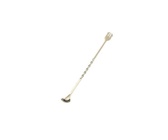 カンダ ステンレスバースプーンG 小(24金仕上) 171184 1本（ご注文単位1本）【直送品】