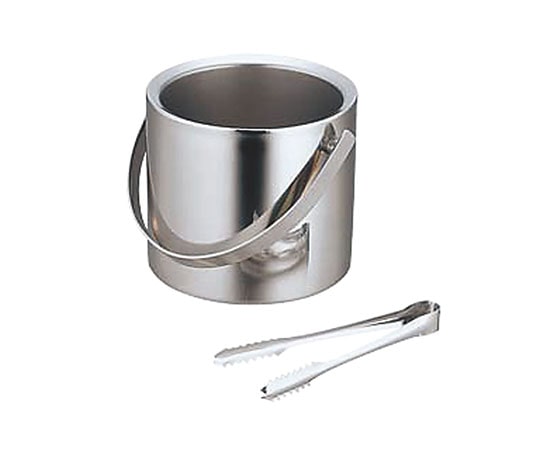 スリーアロー スリーアロー 18-8二重アイスペール(トング付) 416002 1個(ご注文単位1個)【直送品】