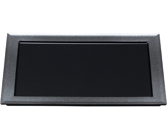 福井クラフト 尺0寸 長手炉縁前菜盆 銀彩内黒 55101010 1個（ご注文単位1個）【直送品】