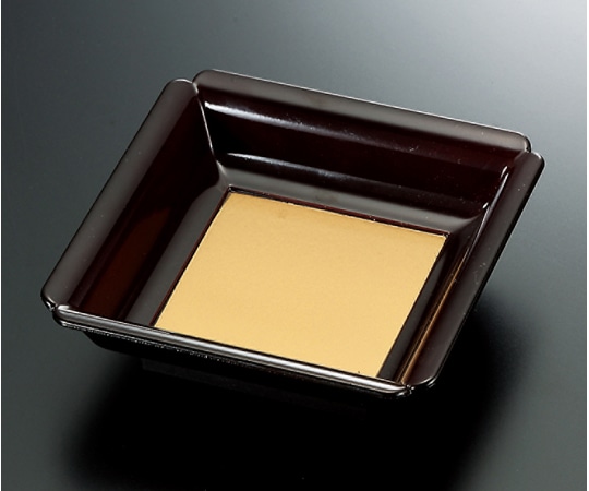 福井クラフト 彩り小皿 溜内金裏黒 21032992 1個（ご注文単位1個）【直送品】