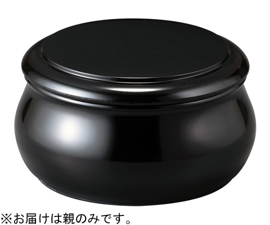 福井クラフト 寿冠重黒(内黒)(浅親) 50262030 1個(ご注文単位1個)【直送品】