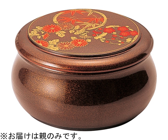 福井クラフト 寿冠ちらし 親梨地花丸天朱(内黒 74010362 1個(ご注文単位1個)【直送品】