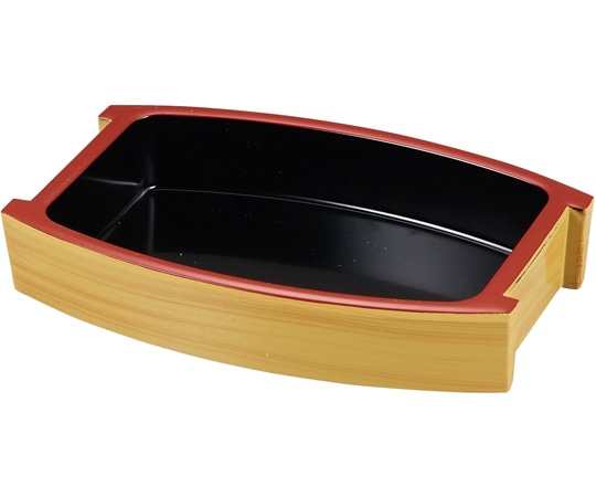 福井クラフト 舟形寿司桶 白木塗(1人) 61023210 1個(ご注文単位1個)【直送品】