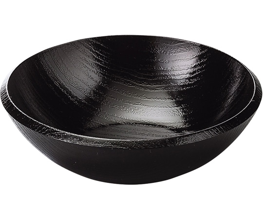 福井クラフト 4寸 ケヤキ多宝サラダ鉢 黒 51030860 1個（ご注文単位1個）【直送品】