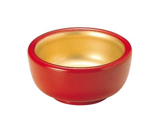 福井クラフト ミニがんこ鉢 朱内金パール 83160300 1個（ご注文単位1個）【直送品】