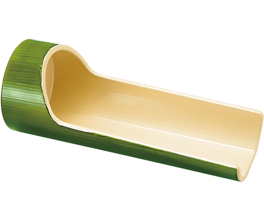 福井クラフト ハス切り竹皿 新若竹 51361280 1個（ご注文単位1個）【直送品】