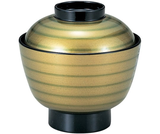 福井クラフト 積楽無地椀 メロンライン 12017150 1個（ご注文単位1個）【直送品】