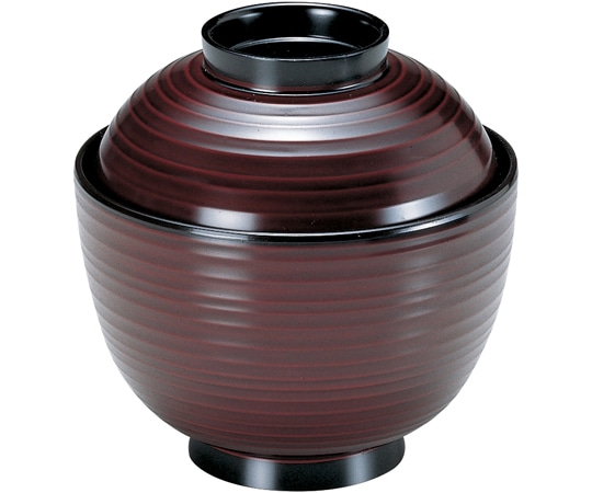 福井クラフト TA3.5寸 乱引小吸椀 溜ツバ内黒 33500180 1個（ご注文単位1個）【直送品】