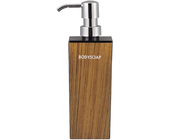 福井クラフト ボディーソープ角型(大【リムーブ】)黒チーク 51365620 1個（ご注文単位1個）【直送品】