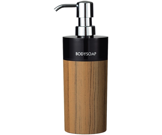 福井クラフト ボディーソープ丸型(大)黒チーク 51365640 1個（ご注文単位1個）【直送品】