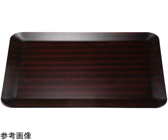 福井クラフト 尺3 耐熱寿盆 あずき研出し刷毛目弱SL 11014220 1個（ご注文単位1個）【直送品】