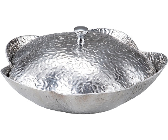 福井クラフト 220 ステン梅花鍋セットシルバー 70030040 1個(ご注文単位1個)【直送品】