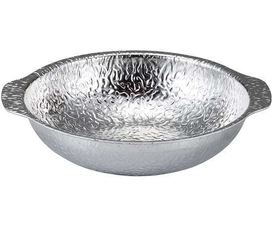 福井クラフト 215 ステン両手雪花鍋 シルバー 70030090 1個(ご注文単位1個)【直送品】