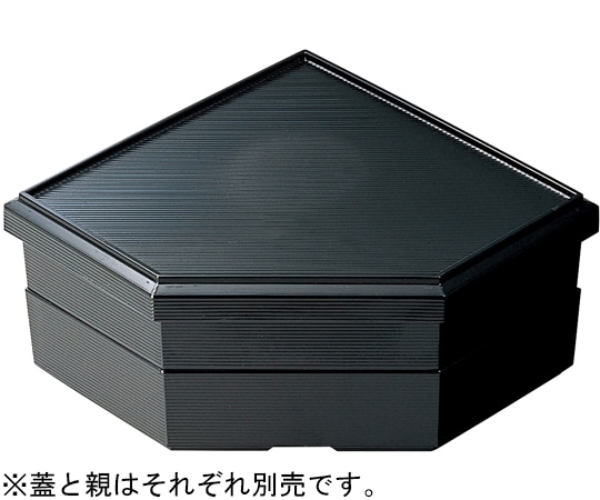 福井クラフト むすび松花堂 黒(蓋) 21032994 1個（ご注文単位1個）【直送品】