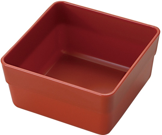 福井クラフト 5.0寸 角重用角ブロック仕切 朱 93019071 1個（ご注文単位1個）【直送品】