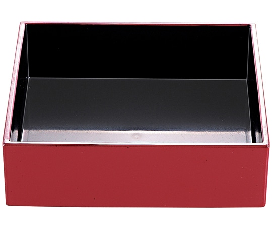 福井クラフト 尺0寸 長角システムオードブル 中子1個 朱内黒 21003810 1個（ご注文単位1個）【直送品】