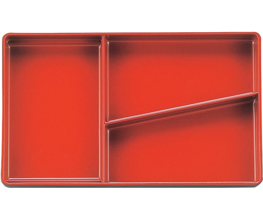 福井クラフト 8寸 長手源氏弁当仕切 内朱 70001933 1個（ご注文単位1個）【直送品】