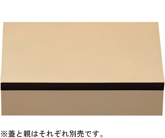 福井クラフト 8.5寸 長手玉手重(蓋)銀透きべっ甲内黒 20001050 1個（ご注文単位1個）【直送品】