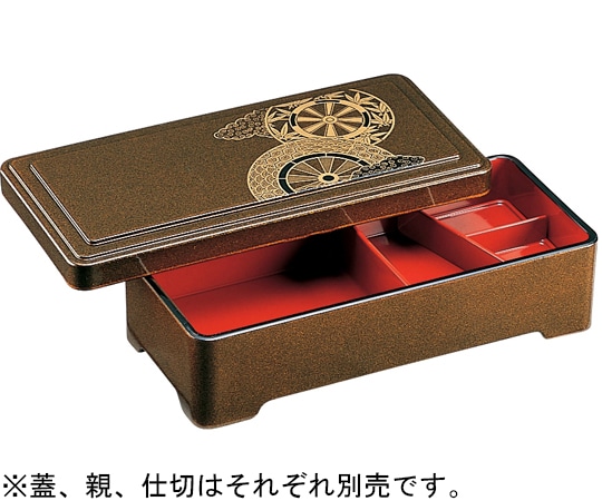 福井クラフト 弁慶弁当梨地御所車(蓋) 42060501 1個（ご注文単位1個）【直送品】