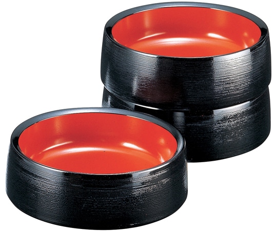 福井クラフト DX割子そば 黒羽ケ目内朱 45022210 1個（ご注文単位1個）【直送品】