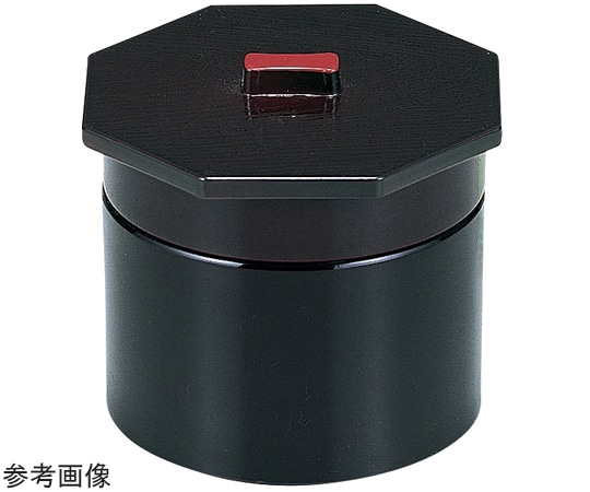 福井クラフト 武蔵野飯器 黒刷毛目二段 70001205 1個（ご注文単位1個）【直送品】