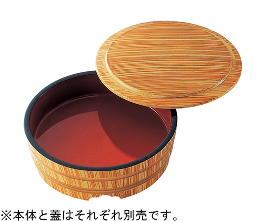 福井クラフト 7寸 冷し中華桶 白木 38020600 1個（ご注文単位1個）【直送品】