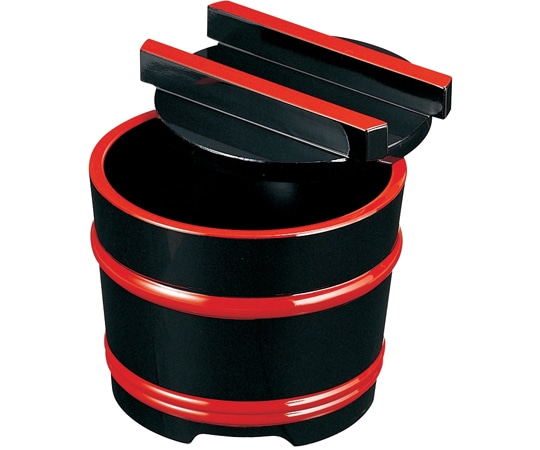 福井クラフト F)DX釜あげ(小)黒に朱ヒモ 45133000 1個（ご注文単位1個）【直送品】