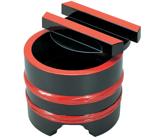 福井クラフト DX特大釜あげ 黒に朱ヒモ(内黒) 40800000 1個（ご注文単位1個）【直送品】