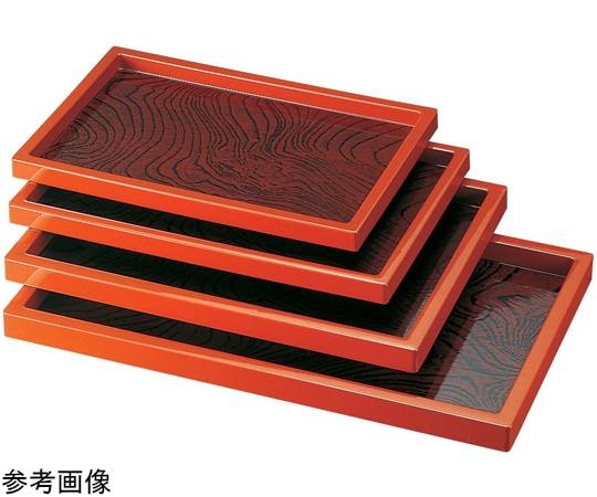 福井クラフト A)そば盆(三ッ台)ケヤキ木目 15820109 1個（ご注文単位1個）【直送品】