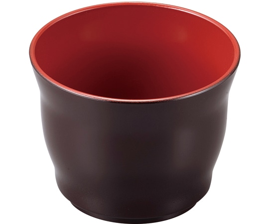 福井クラフト まゆ型千代口 新溜内朱 40431350 1個（ご注文単位1個）【直送品】