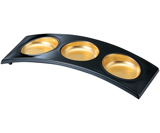 福井クラフト タイコ橋盛器 黒内金粉蒔 55002080 1個（ご注文単位1個）【直送品】