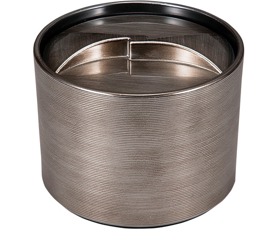 福井クラフト 耐熱式部飯器(小)銀錆透き(内黒) 30046010 1個（ご注文単位1個）【直送品】