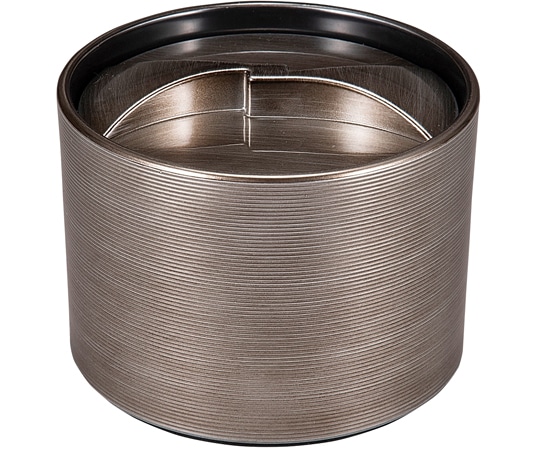 福井クラフト 耐熱式部飯器(大)銀錆透き(内黒) 30046020 1個（ご注文単位1個）【直送品】