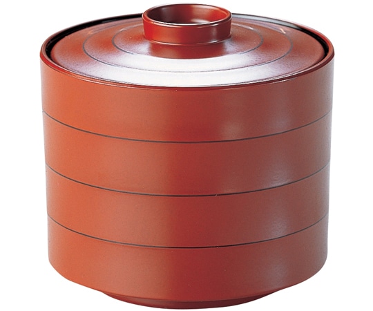 福井クラフト ABSお好み椀 吟朱黒糸(内黒 39020480 1個（ご注文単位1個）【直送品】