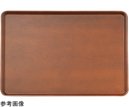 福井クラフト 耐熱AP)47.2cm 長角トレー 艶消ケヤキ弱SL 51366320 1個（ご注文単位1個）【直送品】