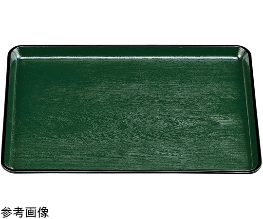 福井クラフト (AP)尺3 木目長角トレー グリーン天黒SLタタキ 11016810 1個（ご注文単位1個）【直送品】
