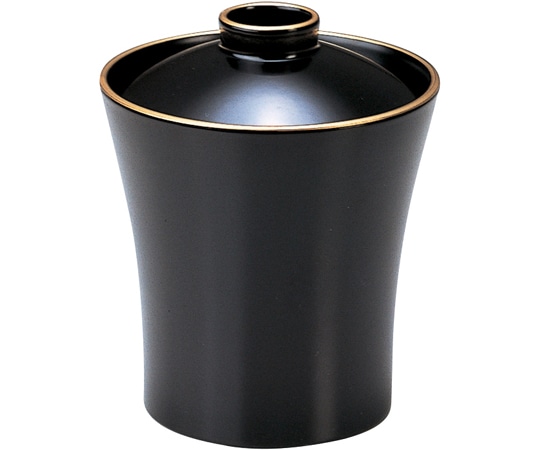 福井クラフト 水仙小吸椀 黒茶天金 12023430 1個（ご注文単位1個）【直送品】