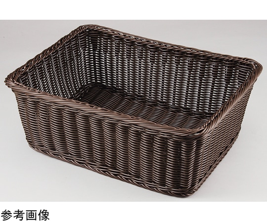 福井クラフト 浴室バスケット 長角ブラウン(大) 80603080 1個（ご注文単位1個）【直送品】