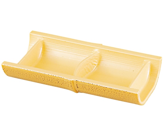 福井クラフト 越前ゴマ竹2点薬味皿 54300115 1個（ご注文単位1個）【直送品】