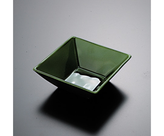 福井クラフト ABS角反鉢 グリーン 21181570 1個（ご注文単位1個）【直送品】