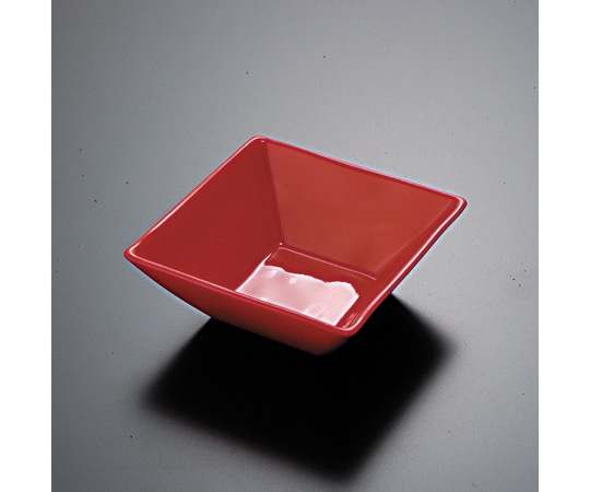 福井クラフト ABS角反鉢 赤 21181590 1個（ご注文単位1個）【直送品】