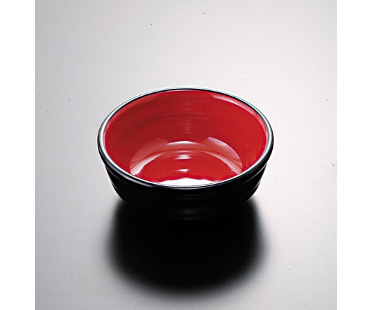 福井クラフト ABS 8.0うず小鉢 黒内朱 21181480 1個（ご注文単位1個）【直送品】