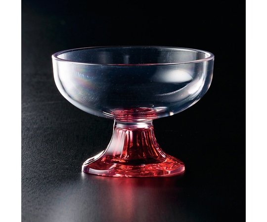 福井クラフト フラワーグラス レッドボカシ 81017780 1個（ご注文単位1個）【直送品】