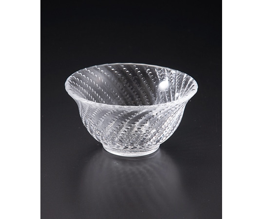 福井クラフト 渦巻きカンナ目小付 透明 30160310 1個（ご注文単位1個）【直送品】