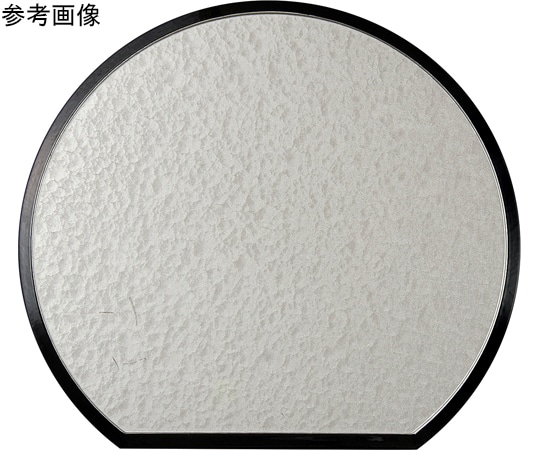 福井クラフト 尺4 雲流両面半月盆〈裏布目〉 銀アクアSL渕黒/裏布目黒塗 11012220 1個（ご注文単位1個）【直送品】