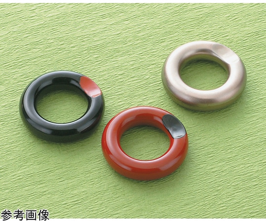 福井クラフト リング型箸置き 黒天朱 85915240 1個（ご注文単位1個）【直送品】