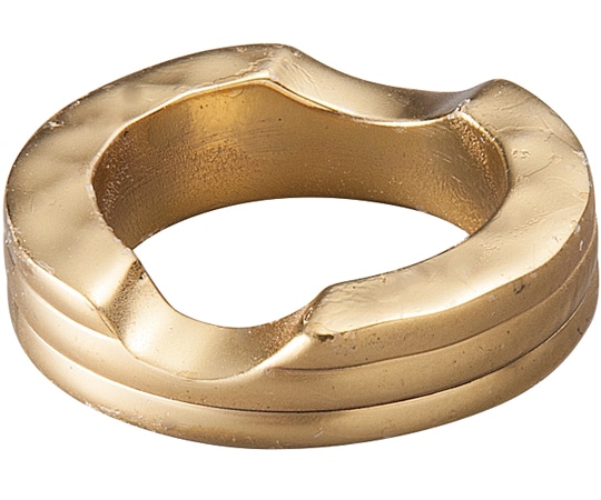 福井クラフト ステン三輪箸置き ゴールド 81017820 1個（ご注文単位1個）【直送品】