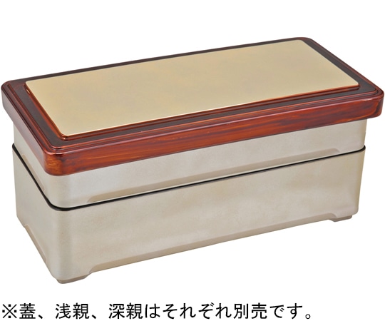福井クラフト 爪掛弁当黄金銀彩渕べっ甲内朱(蓋) 40420731 1個（ご注文単位1個）【直送品】